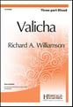 Valicha Three-Part Mixed choral sheet music cover